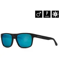 Horsefeathers Keaton Brushed Black Aurinkolasit mirror blue Koko Uni