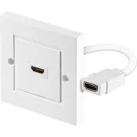 Goobay HDMI 2.0 Pistorasia - Valkoinen
