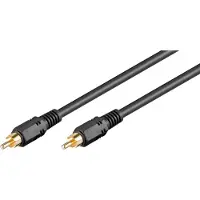 Pro RCA Mono Cable - Musta - 20m