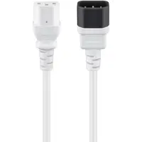 Goobay Power Cable Power Cable C14 to C13. White. 3.0m