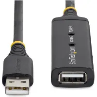 StarTech.com 5m USB 2.0 Active Extension Cable 4 nastan USB Type A Uros 4 nastan USB Type A Naaras 5m