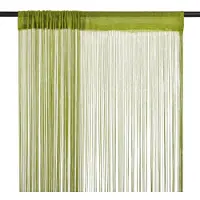 vidaXL String-verhot 2 kpl 140x250 cm Vihreä