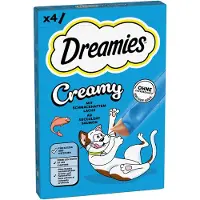 Dreamies 44x10g Creamy Snacks lohi kissan välipala