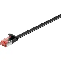 Goobay LAN CAT 6 U/FTP - Musta - 1m