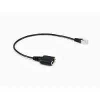Equip 147944, RJ-9, Uros, 2 x 3.5mm, Naaras, 0,25 m, Musta
