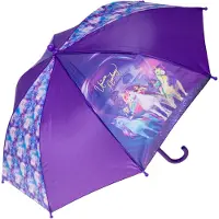 Unicorn Academy , Paraply, L 58 Cm X 70 Cm - Purple - ONE SIZE