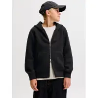 Jack & Jones Jcolegacy Sweat Scuba Zip Hood Noos Jnr - Black - 176