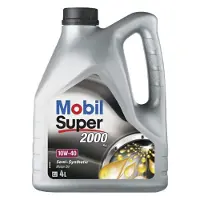 Mobil Moottoriöljy SUPER 2000 X1 10W-40, 4 l