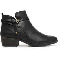Pikolinos for woman. W1U-8901C1 Daroca Leather Ankle Boots black (37), 3 to 5 cm, Zip, Casual, Classic