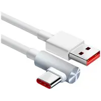 INF 120W Oikeakulmainen USB C -kaapeli - 6A Nopea Lataus Pelaamiseen ja Tiedonsiirtoon 1,8 metriä