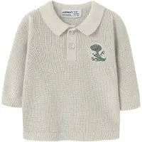 Name it Nbmkolla Ls Knit Polo - Beige - 80
