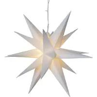 Star Trading Paristokäyttöinen 3D-joulutähti ulkokäyttöön