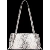 GUESS Devon Shoulder Satchel - Beige - ONE SIZE