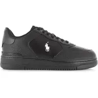 Ralph Lauren Ftw Masters Court Leather Sneaker - Black - 41