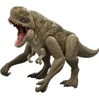 Jurassic World Rebirth Super Colossal Distortus Rex Dinosaur Figure, 31 Inch, Swallows Minis - Khaki green - ONE SIZE