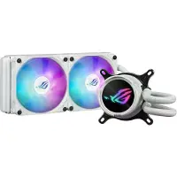 Asus ROG Strix LC III 240 ARGB White Edition, 240mm AIO-nestejäähdytysratkaisu prosessorille, valkoinen