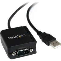 StarTech.com STARTECH FTDI USB sarja RS232 1-porttinen sovitinkaapeli optisella eristyksellä - musta