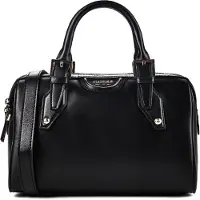 GUESS Nina Käsilaukku Nahka 26 cm Musta