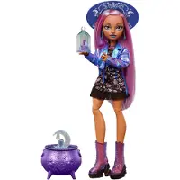 Monster High Moonspell Magic Main Collection Nukke Layla - Crystal Witch 26 cm