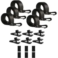 INF Uima-altaan aurinkopeitteen kelakiinnityssarja hihnoilla 6-pack