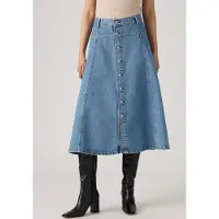 Levi's Yoked Western Skirt Inner Adve - Blue - 30