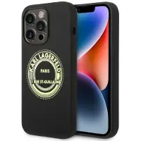 Karl Lagerfeld iPhone 14 Pro -kovakuori, musta