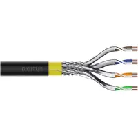 Digitus DK-1743-A-VH-1-OD, 1000 m, Cat7a, S/FTP (S-STP), Musta