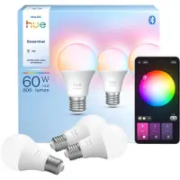 Philips Hue White and color ambiance Essential A60 E27 älylamppu 3 kpl