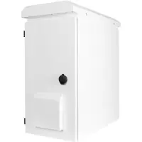 Deltaco 19" räkkikaappi, 6U, 600x280x600, seinämalli, IP55, valkoinen