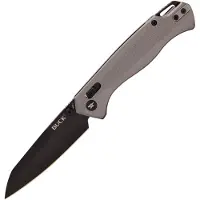 Buck 698 Ferrox 0698GYS Black D2, Silver Aluminum, pocket knife