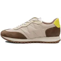 Wonders for woman. A-4802 Towanda02 beige Leather Sneakers (38), Flat, Laces, Casual
