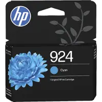 HP 924 -mustekasetti, 6 ml, cyan