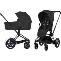Cybex ePriam yhdistelmävaunut Matt Black / Sepia Black