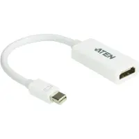Aten VC980-AT Mini DisplayPort – HDMI -sovitin, 19 cm, valkoinen