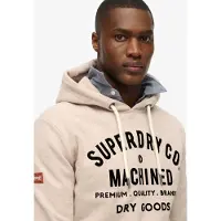 Superdry Workwear Flock Graphic Huppari