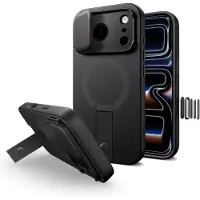 TechProtection Kevlar Aura MagSafe Case for iPhone 17 Pro Max - Black