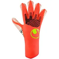 Uhlsport Maalivahdin Hanskat Fangmaschine Ultragrip Zne Hybd - Punainen/valkoinen/keltainen, koko 12