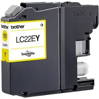 Brother LC22EY-mustekasetti, 11.8 ml, keltainen