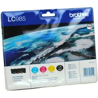 Brother LC-985 Mustepatruuna Multipack BK/C/M/Y