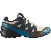 Salomon Men's Speedcross 6 Oxford Tan / Black / Mykonos Blue Juoksukengät 44