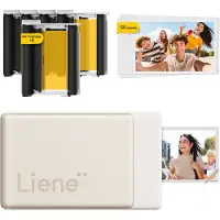 Lirene Liene Pearl N200 Pro 2x3 kannettava valokuvatulostinpaketti (kultainen)