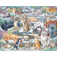 Larsen Maxi Cute cats of Different Breeds 45p palapeli