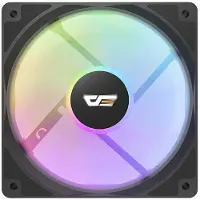 Darkflash Computer Fan CL12 LED (120x120) - Kotelotuuletin - 120mm - musta - 26 dBA