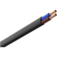 Amokabel MSO-kaapeli H03VVH2-F 2x0,75 mm² 10 m