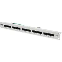 Digitus CAT 3 ISDN PATCH PANEL, UNSHIELDED, 25-PORT RJ45, 8P4C, LSA, 1U, RACK MOUNT, GREY, 482X44X109 (DN-91325-1)