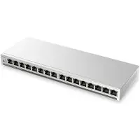 Zyxel GS1100-16EP - hallitsematon 16-porttinen Gigabit Ethernet Power over Ethernet Plus -kytkin