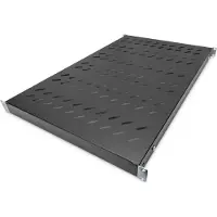 Digitus 1U FIXED SHELF FOR 1000 MM DEPTH RACKS 43X483X708 MM, ADJUST.UP TO 900 MM DEPTH, BLACK (DN-97649)