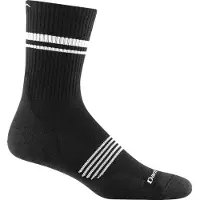 Darn Tough - Element Micro Crew Lightweight with Cushion - Juoksusukat XL, musta