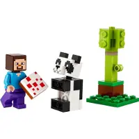 LEGO Minecraft Polybag - Steve ja Panda-vauva