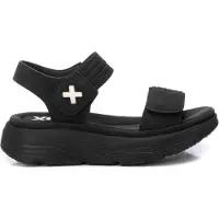 Xti for woman. 14398605-NEGRO Sandals 143986 black (38), 3 to 5 cm, Velcro, Casual